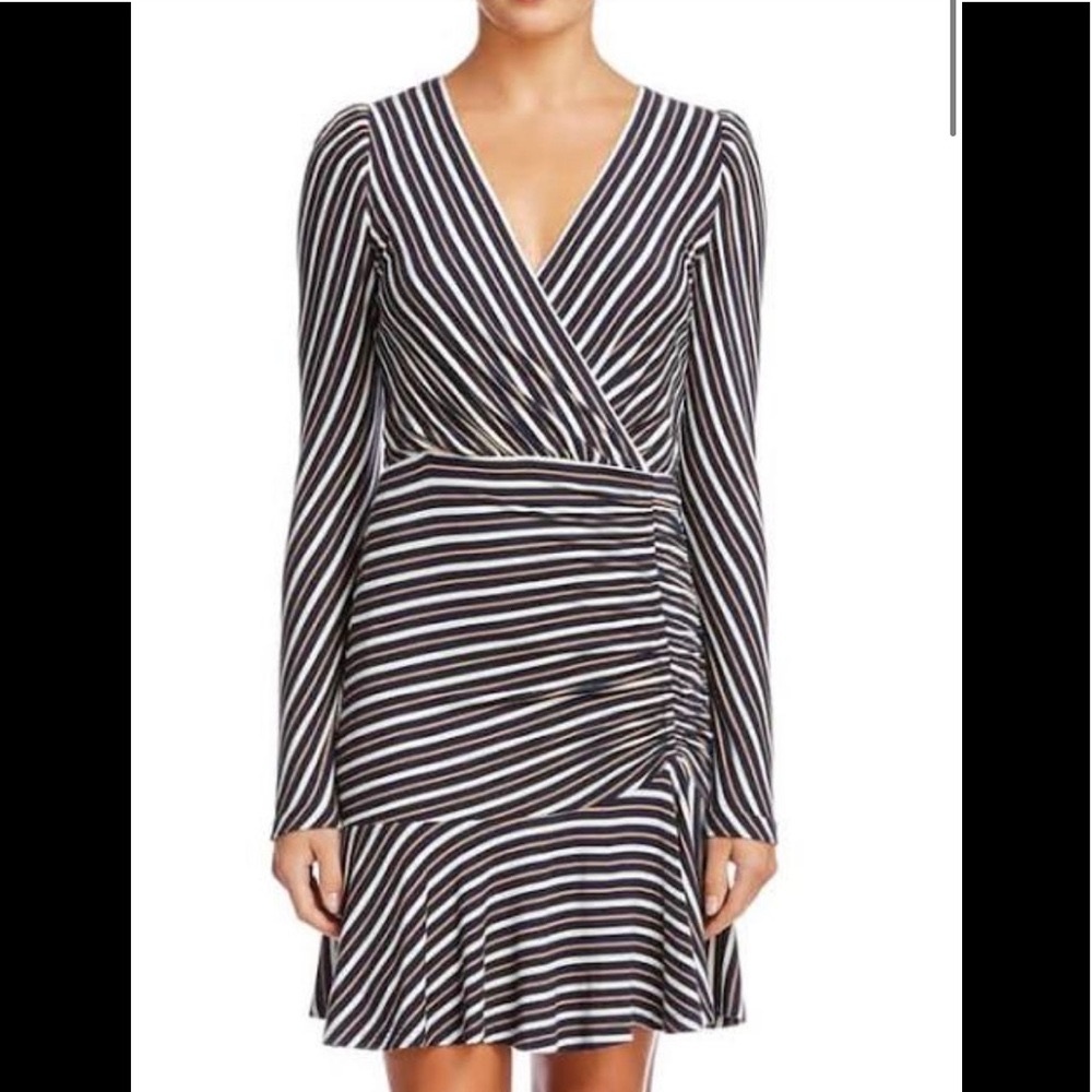 Bailey 44 striped Blue Leonora dress size Small S